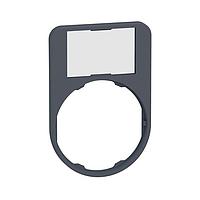 SCHNEIDER ZBY6102 Legend Plate STANDARD LGND HLDR W/ BLANK LGND WH
