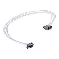Harwin M80-FC30605F2-0300F2 Rectangular Cable Assemblies 3+3 Pos. Female DIL 26AWG Cable Assembly, 300mm, double-end, Jackscrews