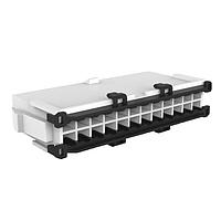 AMP Connectors - TE Connectivity 2029095-4 Pin & Socket Connectors 4 POS PLUG PNL MNT UL-94-V2 BLUE
