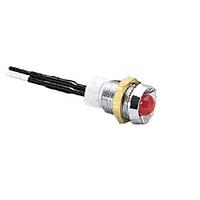 Bulgin LH1048BWL3701 LED Panel Mount Indicators T1-3/4 LH Blk w/2.2V Amber LED Installed
