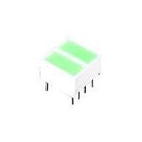 Kingbright KB2800CGKD LED Bars and Arrays 8.89X3.81MM DUAL GRN LT BAR LED DISPLAY