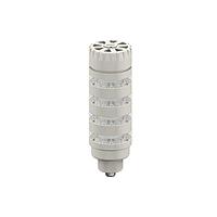 Banner Engineering TL50BLGYR2B1ACQ Tower Lights TL50BL Tower Light, Gray Housing: 4-Color Audible Indicator; Voltage: 12-30 V dc or 24 V ac; Environmental Rating: IP50; Input: Bimodal; Colors:Green Yellow Red Flash Blue Rotate; M12 Integral QD