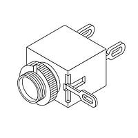 Kobiconn 161-3402-L Phone Connectors PHONE 3.5MM STEREO