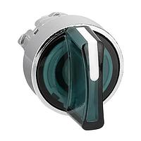 SCHNEIDER ZB4BK1733 Knob 3POS ILLUM SPRING RET SELECTOR GREEN L