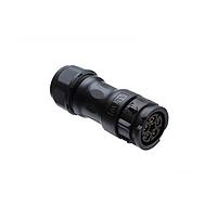 Amphenol LTW DD-18BMFA-QL8AN0 Standard Circular Connector X-Lok, Large Size, Plastic, 5A, 18 pins, Male Connector, Female Contact, Straight, Push Lock, Crimp, Field Installable without Pin, F8.0 - F14.0mm, IP68