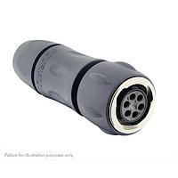 Eaton Souriau-Sunbank UTGX6JC106S Plugs Plug, with cable gland backshell, for 6 female contacts, IP68/69K