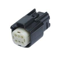 Molex 33472-0602 Receptacle MX150 ASSY 1.5 RCPT .5 RCPT 2X3 LTGY B/6