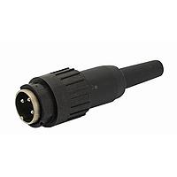 Amphenol Tuchel T 3279 518 Connectors MALE STRAIGHT CONN 3C SILVER 4-6MM