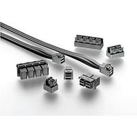 AMP Connectors - TE Connectivity 2820329-4 Mini SAS/SATA Cable R/A to R/A 4i MR 1.0 100 Ohm