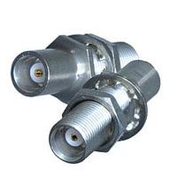 Johnson / Cinch Connectivity Solutions 133-3901-406 RF Adapters - In Series STR JACK/BLKHD JACK 50 OHM NICKEL