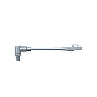 Amphenol LTW MSAS08MR-SPBML-SE005 Sensor Cables / Actuator Cables M12 Circular Metric Connector, A Code, Metal, 2A, 08 pins, Male Connector, Male Contact, M12 Right Angle-to-RJ Straight, Screw Thread, Overmolded Double Ended, Length 5000mm, IP68 / IP69K