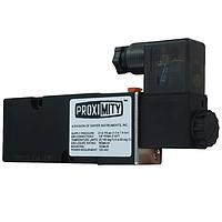 Dwyer SN-3C Solenoid Valves for Pneumatics, 3/2 & 5/2, Nitrile O-Rings, Manual Override (1/4 in, NPT Female)