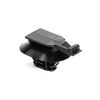 HellermannTyton 151-01033 Connector Clip Connector Clip w/Oval Fir Tree, 0.6 - 3.0 mm Panel Thickness, 6.2 - 13.0mm Hole, PA66HIRHSUV, Black