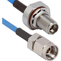 Amphenol SV Microwave MS292-085-MS292-120 RF Cable Assemblies 2.92mm STR M to 2.92mm STR M 12"Cable