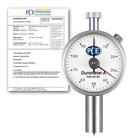 PCE DX-AS-ICA Durometer (0~12.5 N; ISO Calibration Certificate)