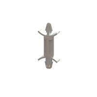 Essentra Components DLCBS3-12-19 PCB Support CB Spt,Dual Lck,Natural,3/4 in Spc
