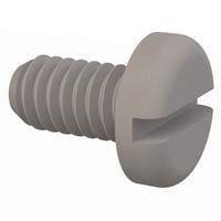 Essentra Components 010832P031 Pan Slotted Pan Slotted Screw, #8-32 Thread, 5/16 Lg