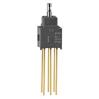 NKK Switches A28KW Toggle Switches (ON)OFF(ON) .197 RKR STEM EXTNDED PC .4VA