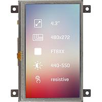 Mikroe MIKROE-2165 On Screen Display Boards Riverdi Display 4.3" Res