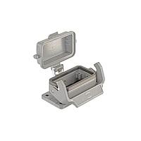HARTING 09300101308 Housings 10B Bulkhead Housing Single Lever IP67
