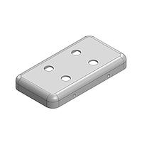 Masach Tech MS220-30CP EMI/RFI Shield Cover Perforated, Two-Piece 22.6 x 11.9 x 2.8mm Two-piece Drawn-Seamless RF Shield/EMI Shield COVER Perforated (CRS)