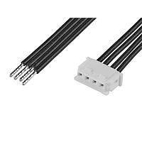 Molex 219679-1042 Discrete Wire Micro-Latch-to-Pigtail (OTS) Cbl Asmbly 2mm Pitch Tin Plating 150mm Length 4 Ckts Natural