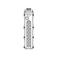 Molex 1301260313 Push Button Pendant 5058/W (2) 505SW-1 & (2) 505SW-2