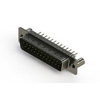 EDAC 627-M25-320-GN3 D-Sub Connectors - Standard Density Vertical Machined D-Sub Connectors