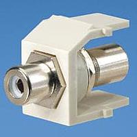 Panduit NKRTMWIW Pass Through Module RCA White Insert
