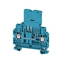 Weidmuller 2893090000 Fuse Terminal Block W2C 4 FS 100-250V BL