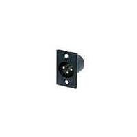 NEUTRIK NC3MP-BAG Receptacles 3C RECEPT/MALE FLANG