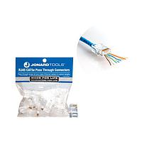 Jonard Tools RJ45-525 Pass Through Connector RJ45 Cat5/5e Connectors, 25 pcs
