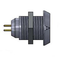 NorComp 8P1P005210GRF01 Connectors 1P 5P female VRTCL panel frnt mnt -grey