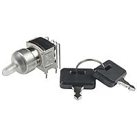 NKK Switches SK24EG30 Keylock Switches RT ANGLE PC MOUNT KEYLOCK