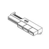 Molex 45984-6253 Power to the Board LPH Rcpt Assy RtAn 0 06 Pwr 28 Sig Guides