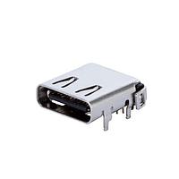Same Sky (formerly CUI Devices) UJ32-C-H-G-SMT-7-P24-TR USB Type C Type C, 3.2, Horizontal, Gold plated 3u, Dip, Surface Mount, 24 pin, T&R