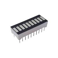 Inolux INBD-T11020.ANB LED Bars and Arrays Bar Graph / Through Hole / 10 Segments / White Segment / Black Face