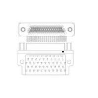 Raychem - TE Connectivity 1-1532256-2 Micro-D D-Sub Connectors M83513/11-G03NP MCKS-N1-P-51PRT1B