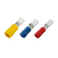 KS Terminals FRSD5-195 Double Crimp Vinyl, Double Crimp Receptacle, 12-10 AWG, W=.193
