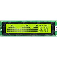 Matrix Orbital LK404-25-422-V LCD Character Display Modules 40x4 Blk Txt Y/G B/G Ext.Volt 25 key