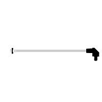 BIVAR SZR1-6.00-F4PRD54-9 Flexible Light Pipes with LEDs 6 Inch, White Fiber, Red Lens, IP54