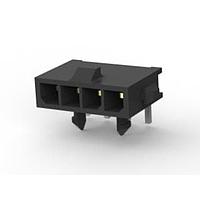 AMP Connectors - TE Connectivity 2-1445098-4 Headers HDR ASSY 4 POS R/A SINGLE ROW 30 AU