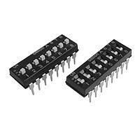 Omron Electronics A6TN-2101 DIP Switches Slide Type DIP (Wht) 2Pin, Flat Actuator