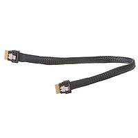 Molex 207368-1301 SAS Cable SAS 3.0, Strt Plug-to-Strt Plug, 4x (38 Crcts), 32 AWG, 0.30m