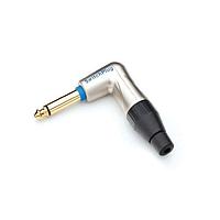 Amphenol Audio TM1RJ-AU Phone Connectors 1/4" MONO PHONE PLUG SATIN W/ AU CONTACT