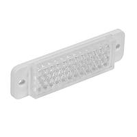 Banner Engineering BRT-53X19A Reflector Retroreflective Target: Rectangular 53 x 19 mm; Reflectivity Factor: 1.4; Max. Temp.= 50 degrees C; Plastic - two screw holes for mounting