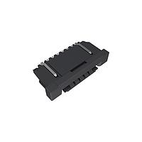 Amphenol FCI SFW6R-5STE1LF Board Mount 1.00mm Flex Connector, SFW-R series, 6 Position, Bottom side Contact, Side Entry Surface Mount ZIF CIC Connector, Lead Free.