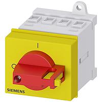 SIEMENS 3LD20300TK13 Knob-Operated DISC SW 16A KNOB DIST BOARD R/Y 3P