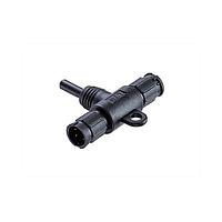 Amphenol LTW BA-040400-MM0-TLA05 Specialized Cables Ceres, T Cable, Plastic, 5A, 04 pins, 2 Points Lock, (End 1) Male Male, (End 2) Male Male, Length 5000mm, IP67