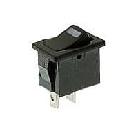 E-Switch R1966ABLKBLK SPECIAL S Rocker Switches SPST On-Off Blk Act, PC Pin